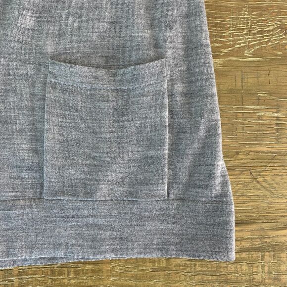 Theory wool short sleeve open front cardigan sweater size large - Picture 5 of 9